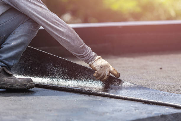 Professional Exterior Waterproofing technician working in Little Falls, NY